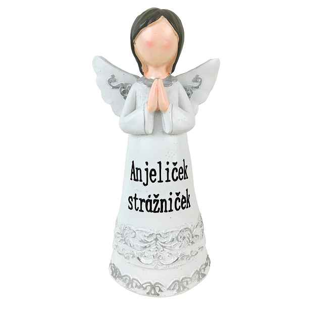 PROHOME - Soška andělíček strážný 20cm