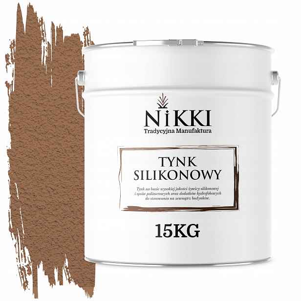 Silikonová Fasádní Omítka Barva Hnědá Teplá F576 15 Kg Granulace 2.0 mm