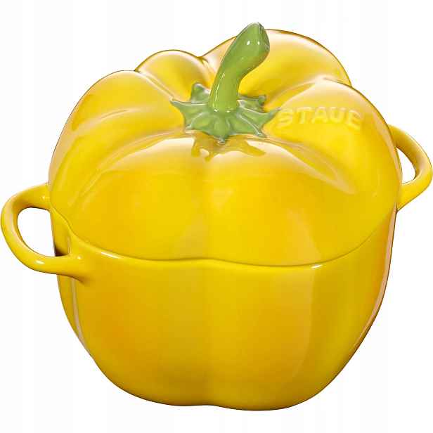 Staub Mini Cocotte Paprika 12 cm žlutá žáruvzdorná keramika