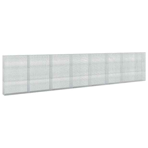 vidaXL Gabion s drátem 3,5 mm a sítem 5x2,5 cm 750x30x150 cm