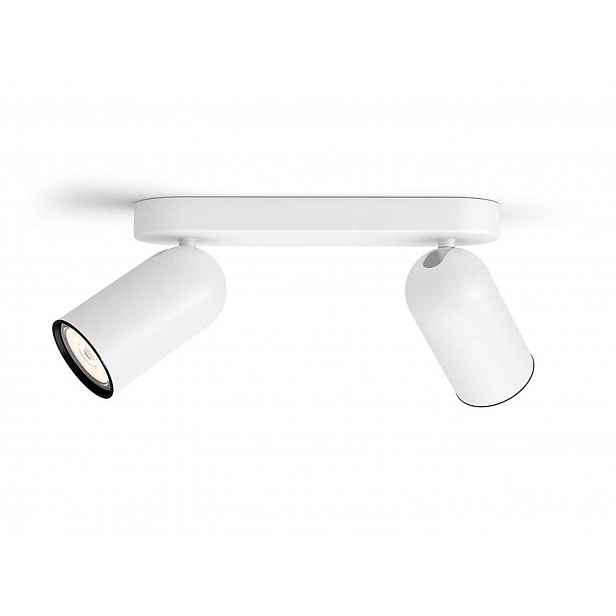 Philips myLiving - Dvoubodové svítidlo, GU10, bílá 915005530801