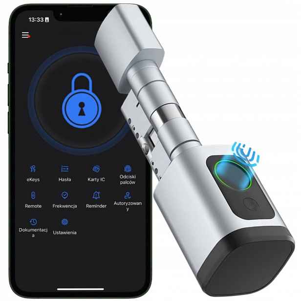 Elektronický Zámek Vložka Do Dveří Na Kód Šifra Otisk Prstu Ttlock Rfid