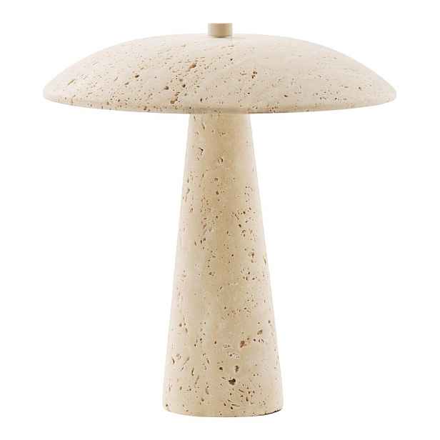 Béžová kamenná LED stolní lampa (výška 25,5 cm) Consett – House Nordic
