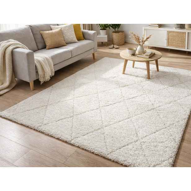 Koberec Ideal Shaggy 80x150 cm, diamant krémový