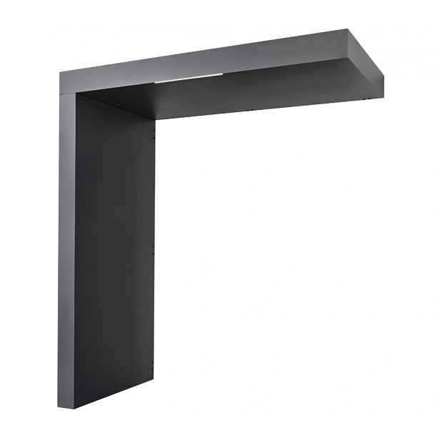 Stříška vchodová s levou bočnicí Guttavordach BS/B-L PLUS LED strip antracit 2 000×900×2 200 mm