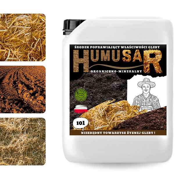 Urychlení rozkladu slámy Bakterie Humusové kyseliny Humusar 10 L