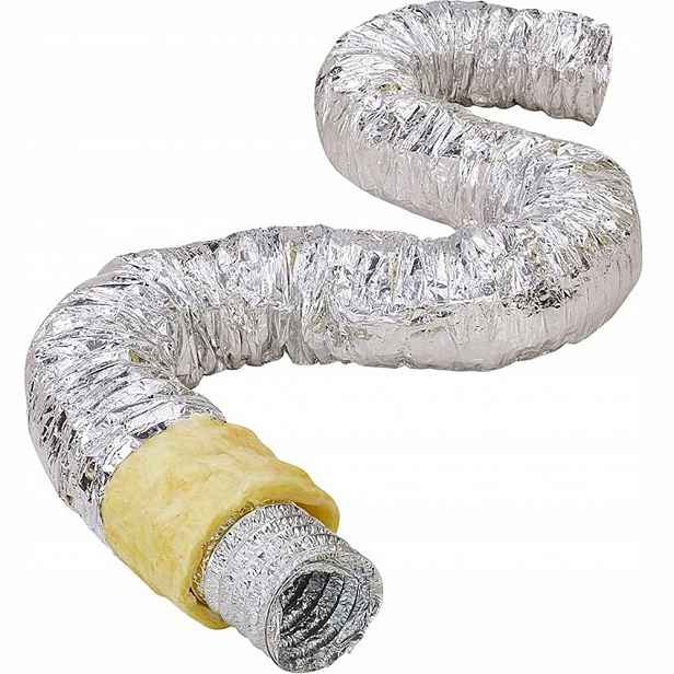 Ventilační Kabel Izolovaný Fi 150 mm 140°C Flexibilní 10 m Trubka Spiro