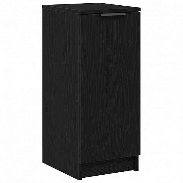 vidaXL Skříň na obuv Černý dub 29,5 x 35 x 70 cm Kompozitní dřevo