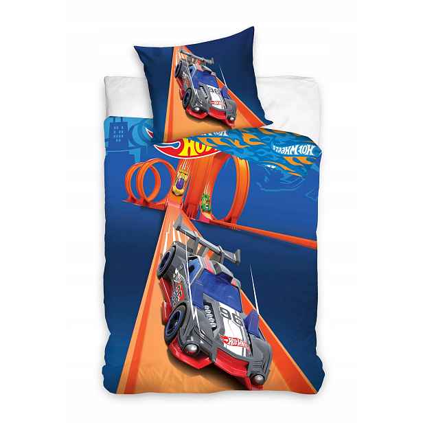 Povlečení Hot Wheels Auta Angličáky 140x200