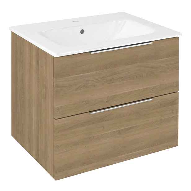 Sapho CIRASA umyvadlová skříňka 59,2x52x46cm, dub cuneo