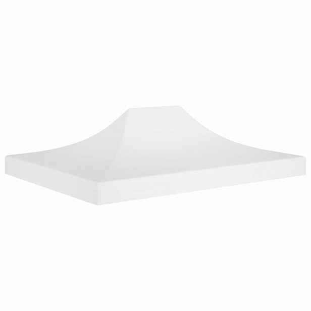 vidaXL Střecha k party stanu 4,5 x 3 m bílá 270 g/m²