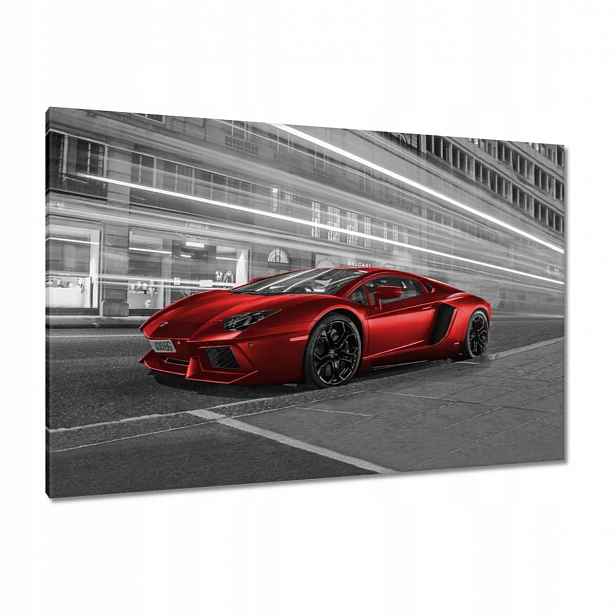 Obrazy 120x80 Červené auto