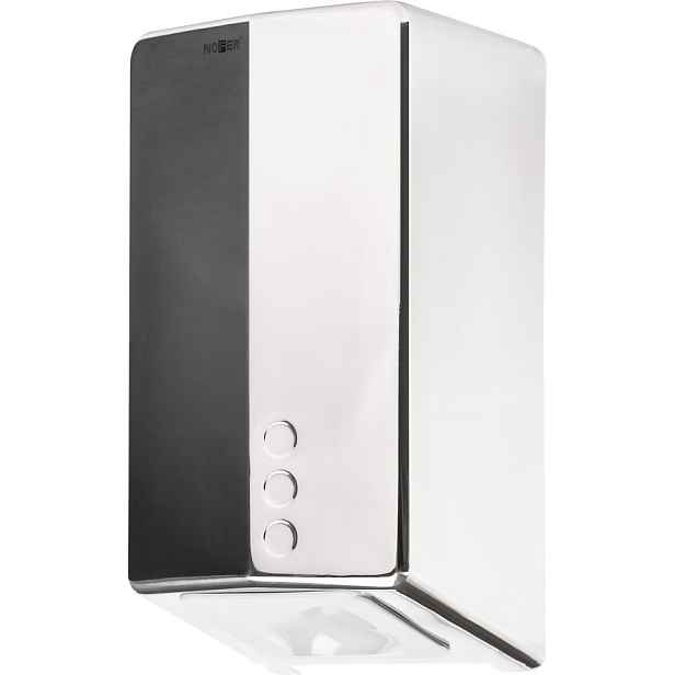 NOFER FUGA EVO bezdotykový elektrický osoušeč rukou 220-240V, 800W, 164x327x151mm, laser senzor, nerez lesk