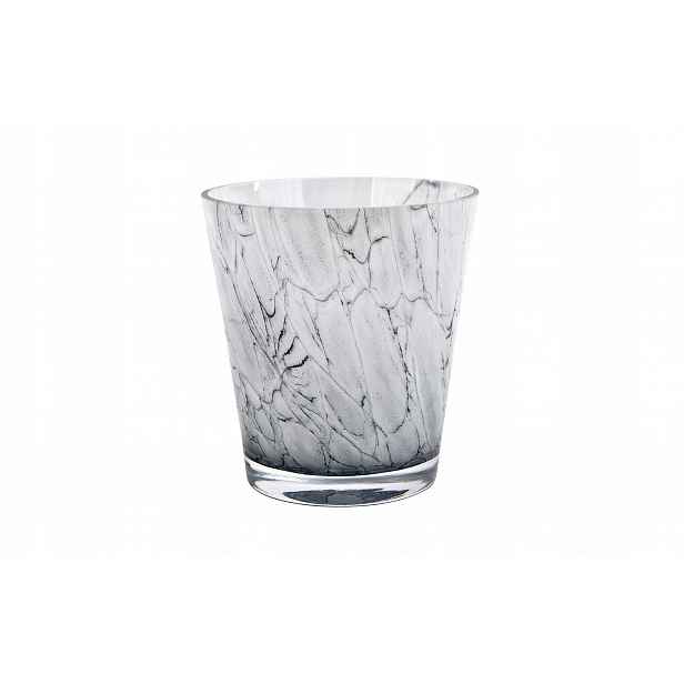 Skleněná váza 16 cm mramor Asa Glass