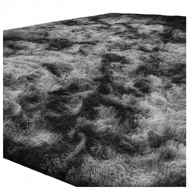 Sour Lemon Koberec Shaggy 160x230 cm Vysoké rouno Měkký Protiskluzový Šedý