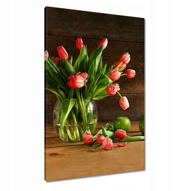 Obrazy 60x90 Červené tulipány