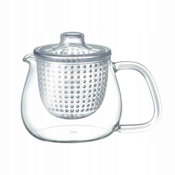 Konvička na čaj Unitea 450 ml s plastovým sítkem One size Průhledná