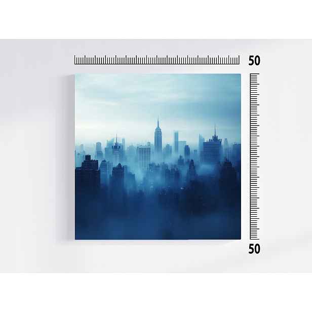 Obraz Na Plátně Obraz Na Plátně Výhled Město New York Panorama Mrakodrapy 50x50
