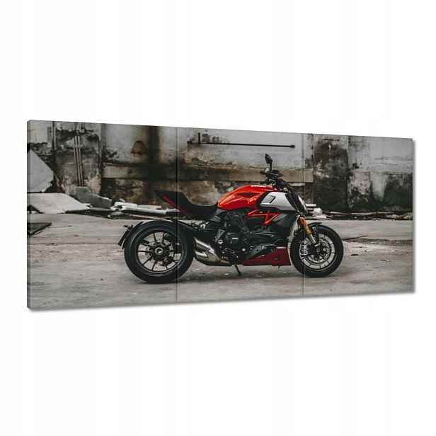 Obrazy 150x70 Červené Ducati Motocykl