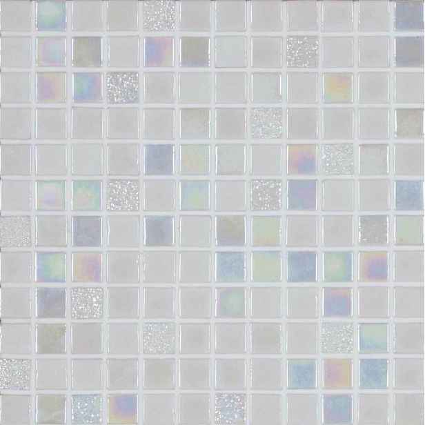Skleněná mozaika Sundance blanco 30x30 cm mat / lesk SUNDANCEBL
