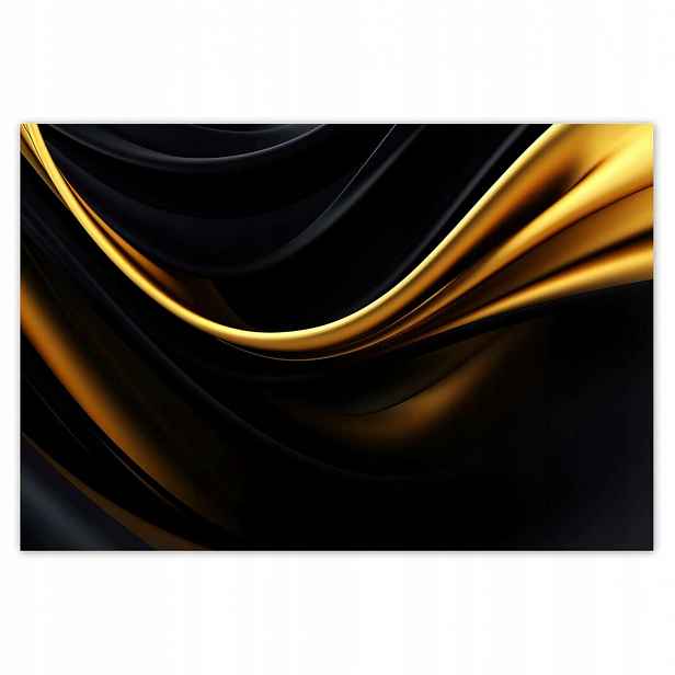 Fototapety 200x135 Hedvábná zlatá stuha