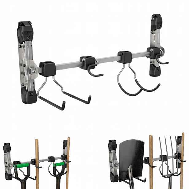 Keter Multi Hanger Nástěnný držák věšák na zahradní nářadí do domku,