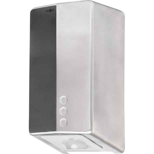 NOFER FUGA EVO bezdotykový elektrický osoušeč rukou 220-240V, 800W, 164x327x151mm, laser senzor, nerez mat