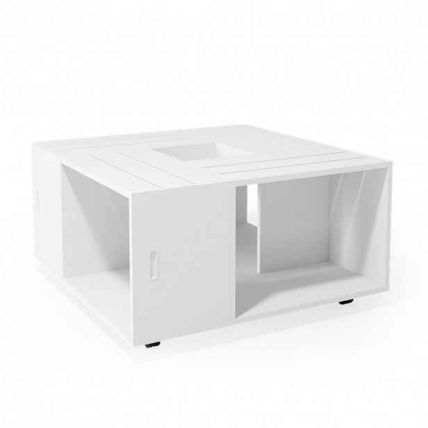 Vicco KONFERENČNÍ STŮL Anton Bílá 80 x 80 cm