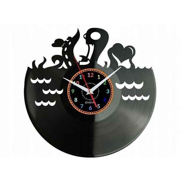 Chobotnice Nástěnné hodiny Vinylová deska Moderní dekorativní jako Dárek