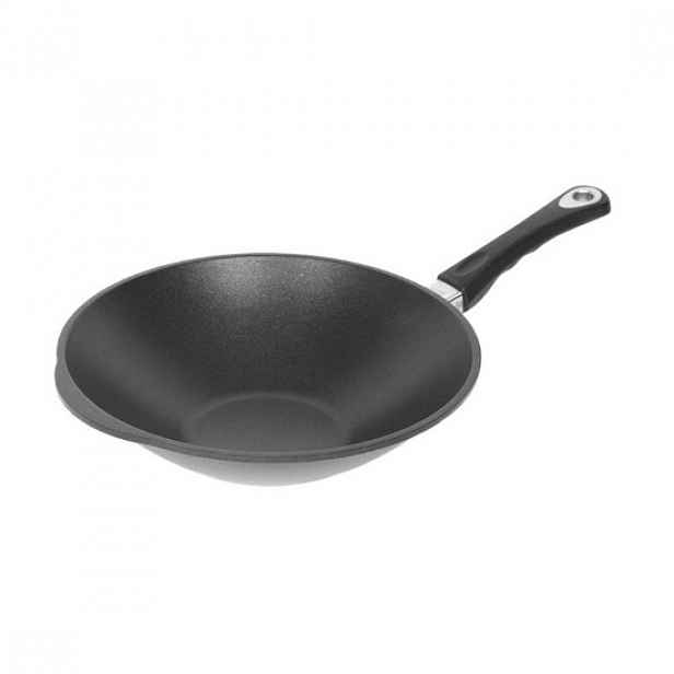 Pánev Wok, hliník, 32 cm, indukce - AMT Gastroguss