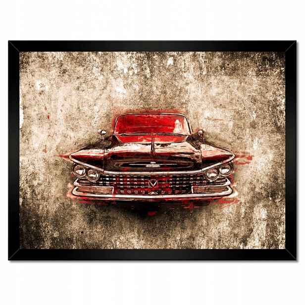 Plakáty v rámu 40x30 Červený Buick