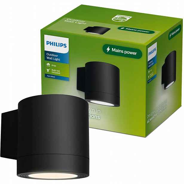 Zahradní nástěnné svítidlo Led fasádní lampa GU10 IP44 Fylx Philips