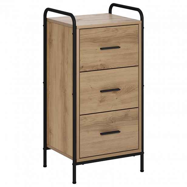 vidaXL Servírovací skříň Dub artisan 97 x 33 x 81 cm Kompozitní dřevo