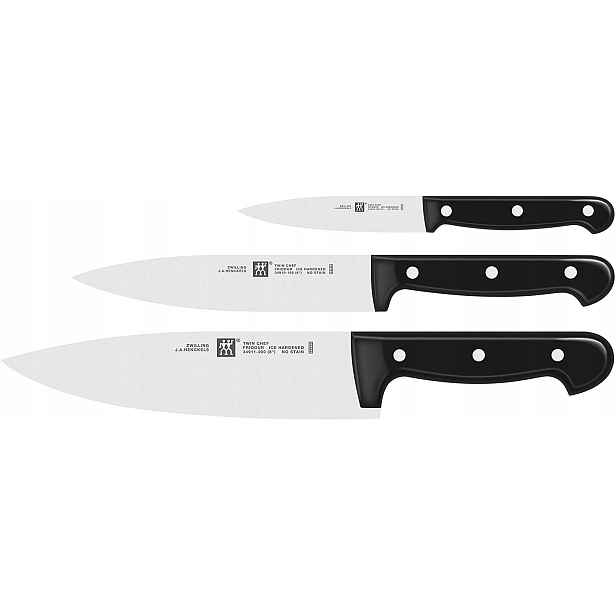 Sada 3 nožů Zwilling Twin Chef šéfa 200 uzeniny 160 100 mm