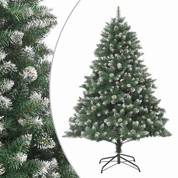 vidaXL Umělý vánoční stromek se stojanem 180 cm PVC