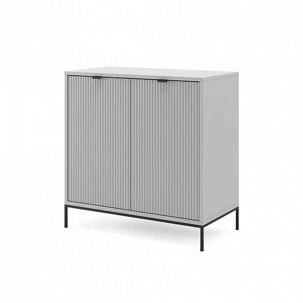 Vicco KREDENC Eliza, Šedá, 42 x 81.2 cm se 2 dvířky