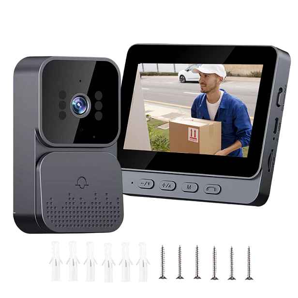 Bezdrátový Videotelefon S Kamerou, Zvonek Na Dveře, Robustní Konstrukce