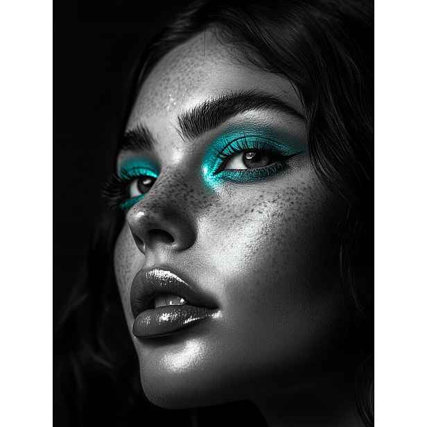 Plakát Portrét Žena Umělecký Makeup Modern 75x100