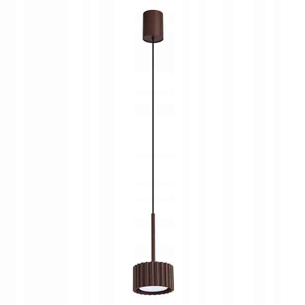 Sollux Lighting Aura závěsná lampa hnědá gx53 1x10w