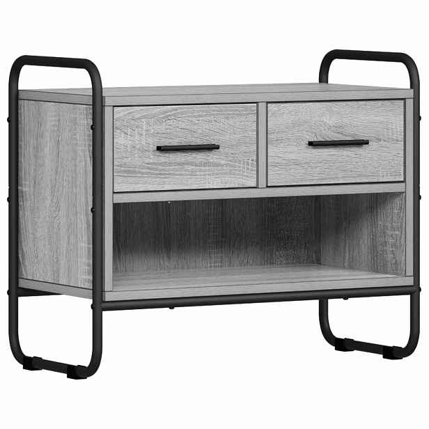 vidaXL Televizní skříň 60 x 30 x 50 cm Šedý Sonoma Kompozitní dřevo