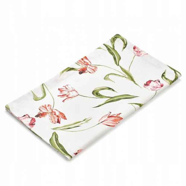 Běhoun Ubrus Na Stůl 40X180 CM Tulipány Hladký Různé Barvy| Mumla