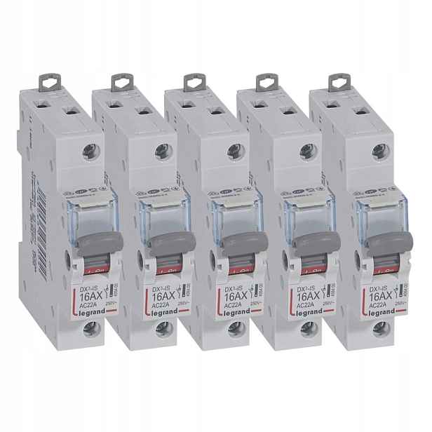 5x Legrand Bticino Row Zapuštěný Spínač 1P 16A Elektrické Obvody