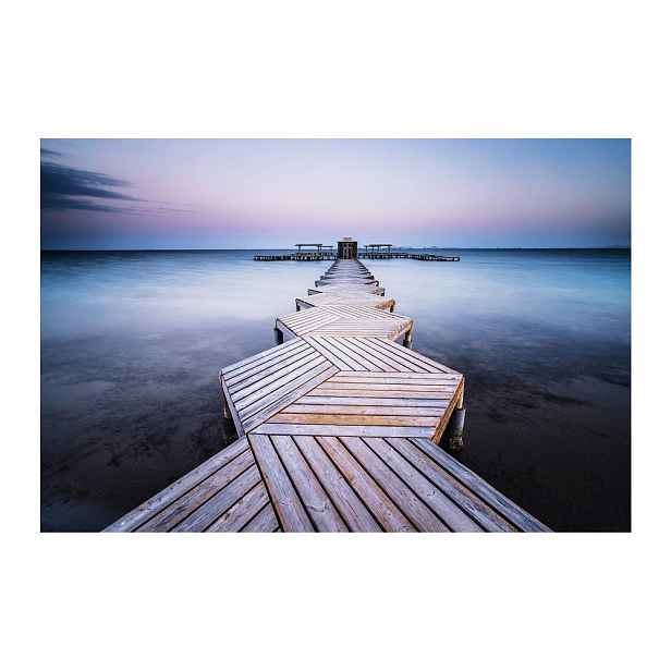 Obraz 113x85 cm Twilight Pier – Styler