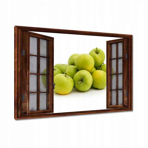 Obrazy 120x80 Zelená jablka