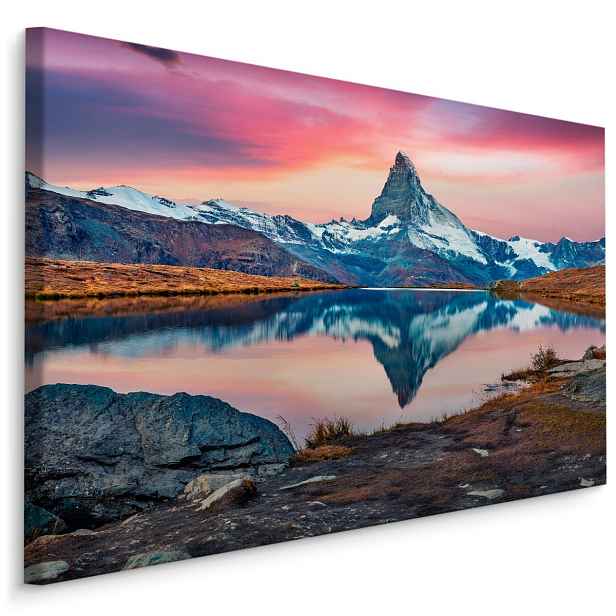 Plátno Ráno Ve Švýcarských Alpách Varianta: 70x50