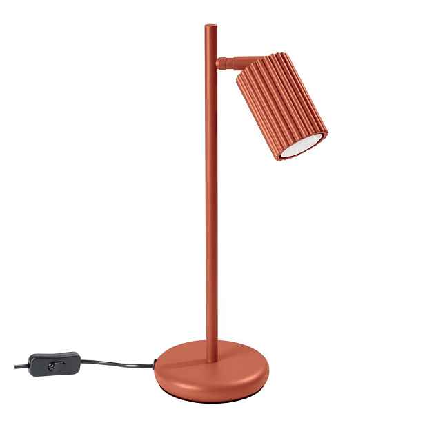 Stolní lampa v cihlové barvě (výška 43 cm) Gleam – Sollux