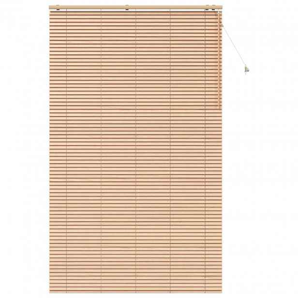 vidaXL Venet školní žaluzie Vzhled dubu 145 x 250 cm 35 mm