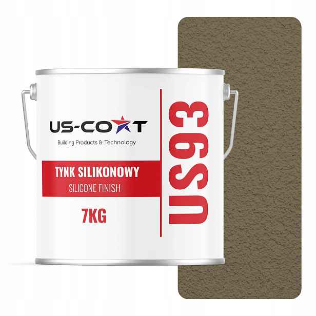 Silikonová Fasádní Omítka Khaki F455 7KG Beránek Granulace 1.5mm
