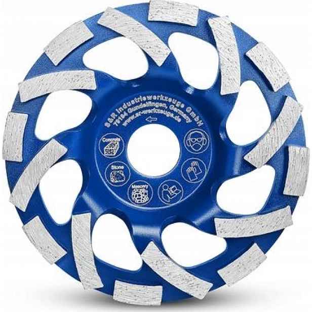 Diamantový hrncový kotouč S&r pro broušení cihel, beton, žula 125 x 22,2 mm