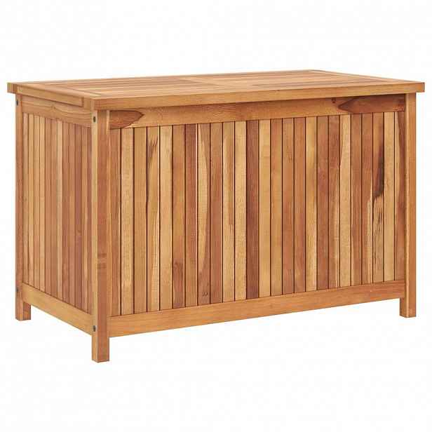vidaXL Zahradní úložný box 90 x 50 x 58 cm masivní teakové dřevo